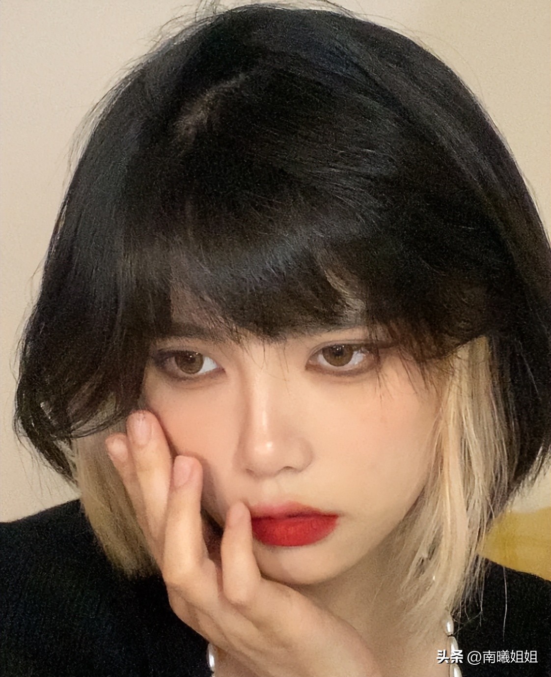 适合高个的齐肩烫发,2020年最流行的齐肩烫发没刘海