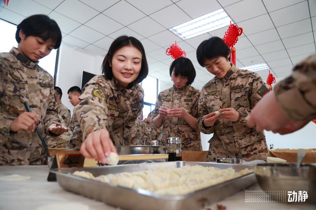 年味！*警武**贵阳支队里的饺子香