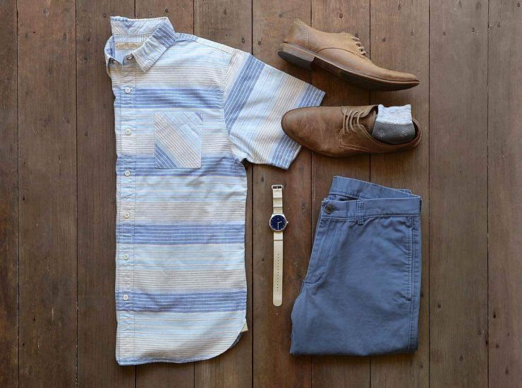 夏日男士衬衫穿搭,中青年男士夏日穿搭