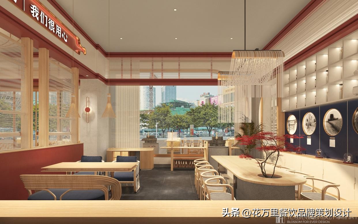 山西面馆装修设计,南通面馆装修设计