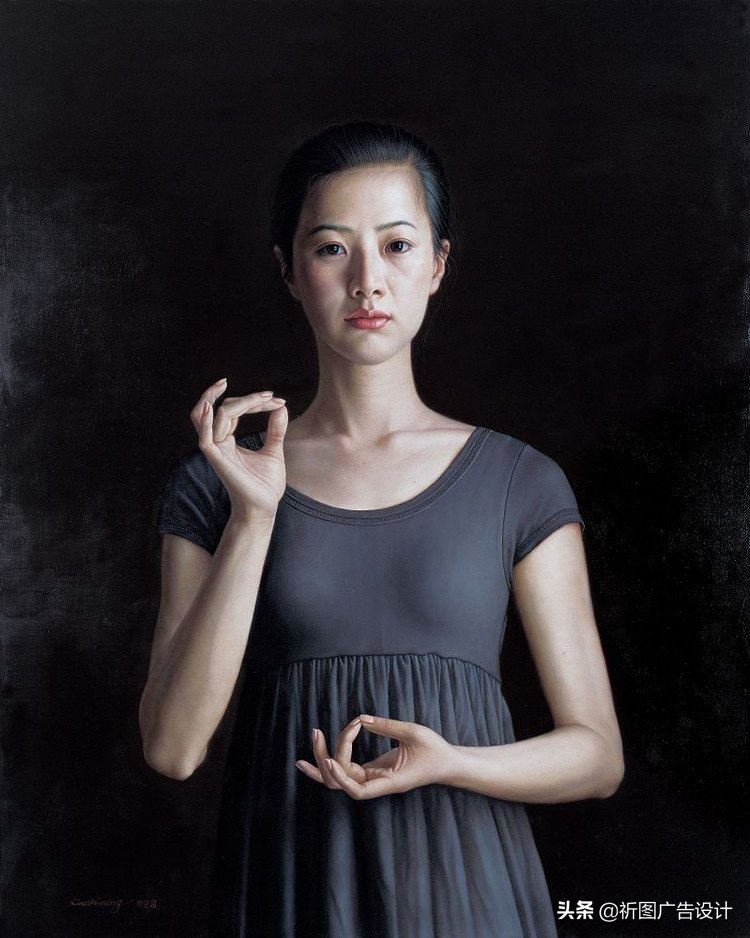 艺术家顾致农教授油画作品——古典美女人体油画欣赏