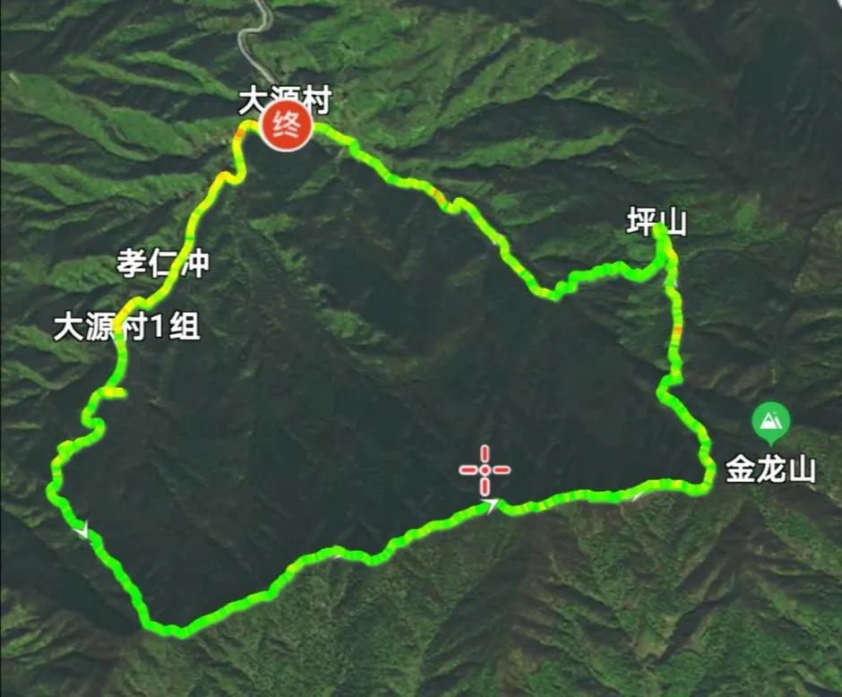 环岱山全程徒步要多久,新邵龙山自驾怎么走