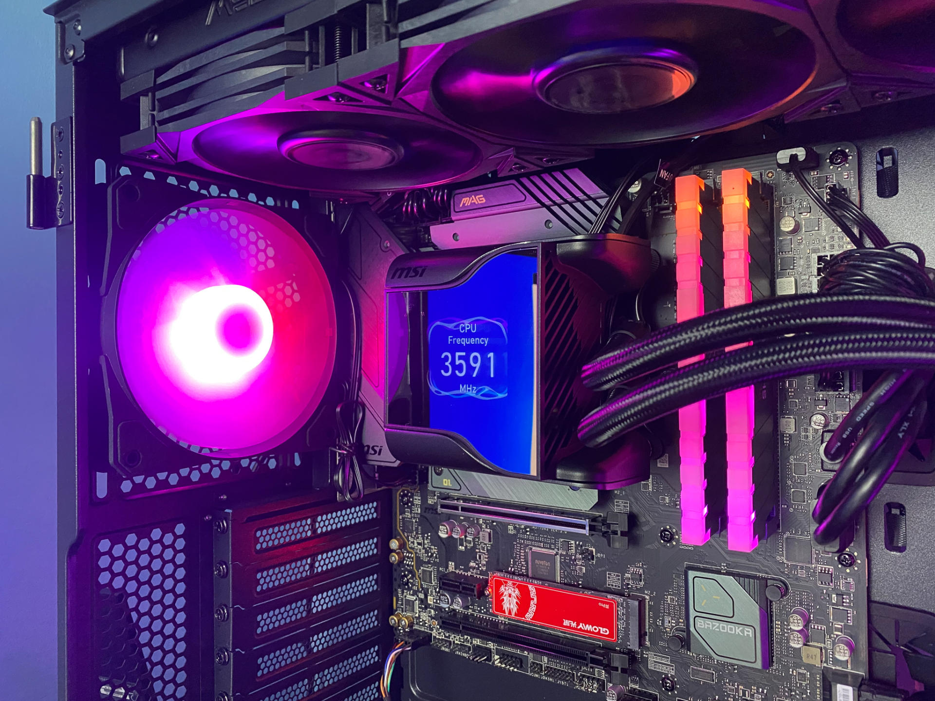 战神s360水冷评测,微星s360水冷超频测试