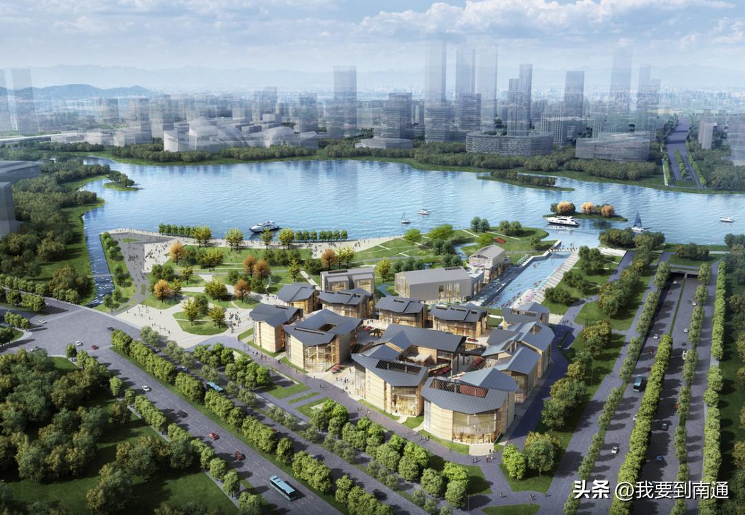 南通正在新建的购物广场,南通发展见证