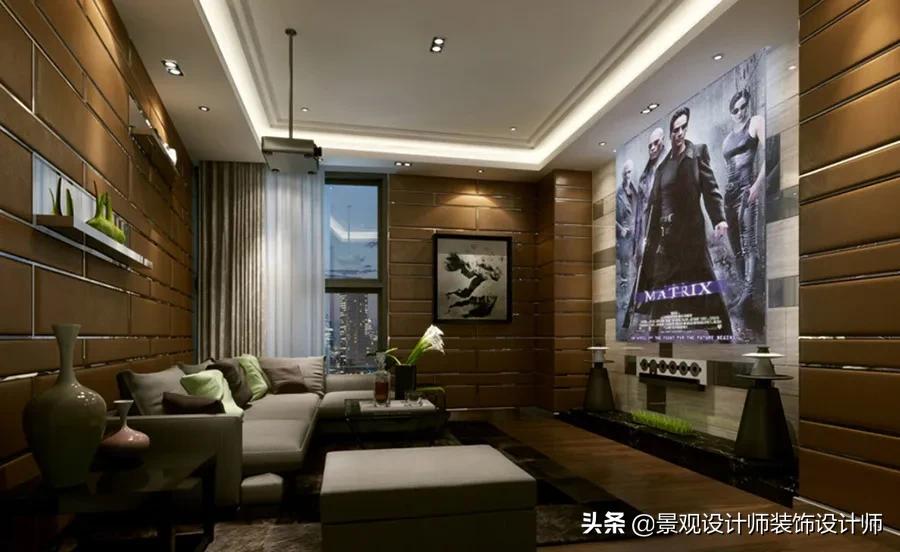 家庭影院KTV设计图纸,家庭ktv与家庭影院一体设计