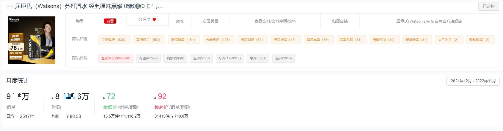 饮料品牌销量排行榜前十名2021,2022饮料排行榜前十名销量