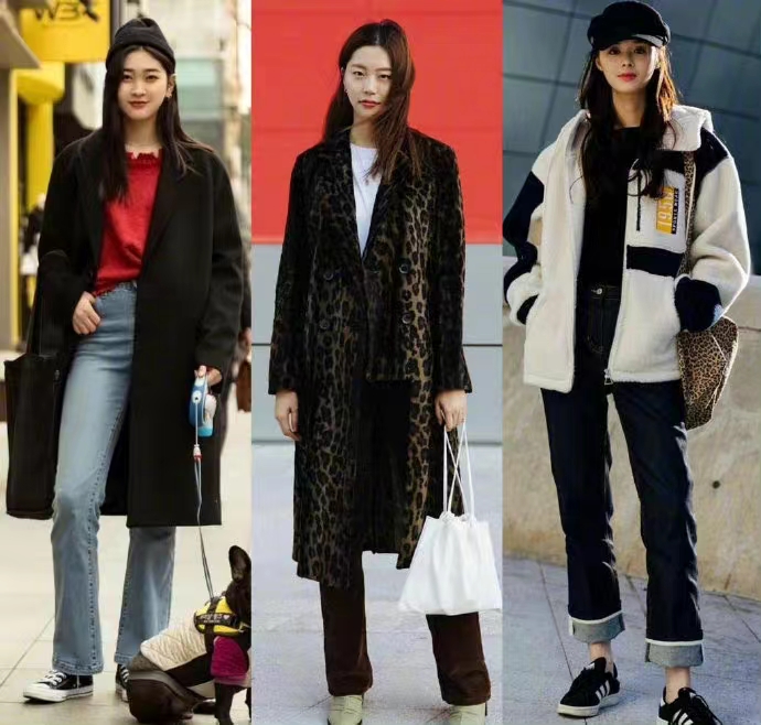 韩国最新街拍冬季穿搭,2020街拍韩国女穿搭真实时尚