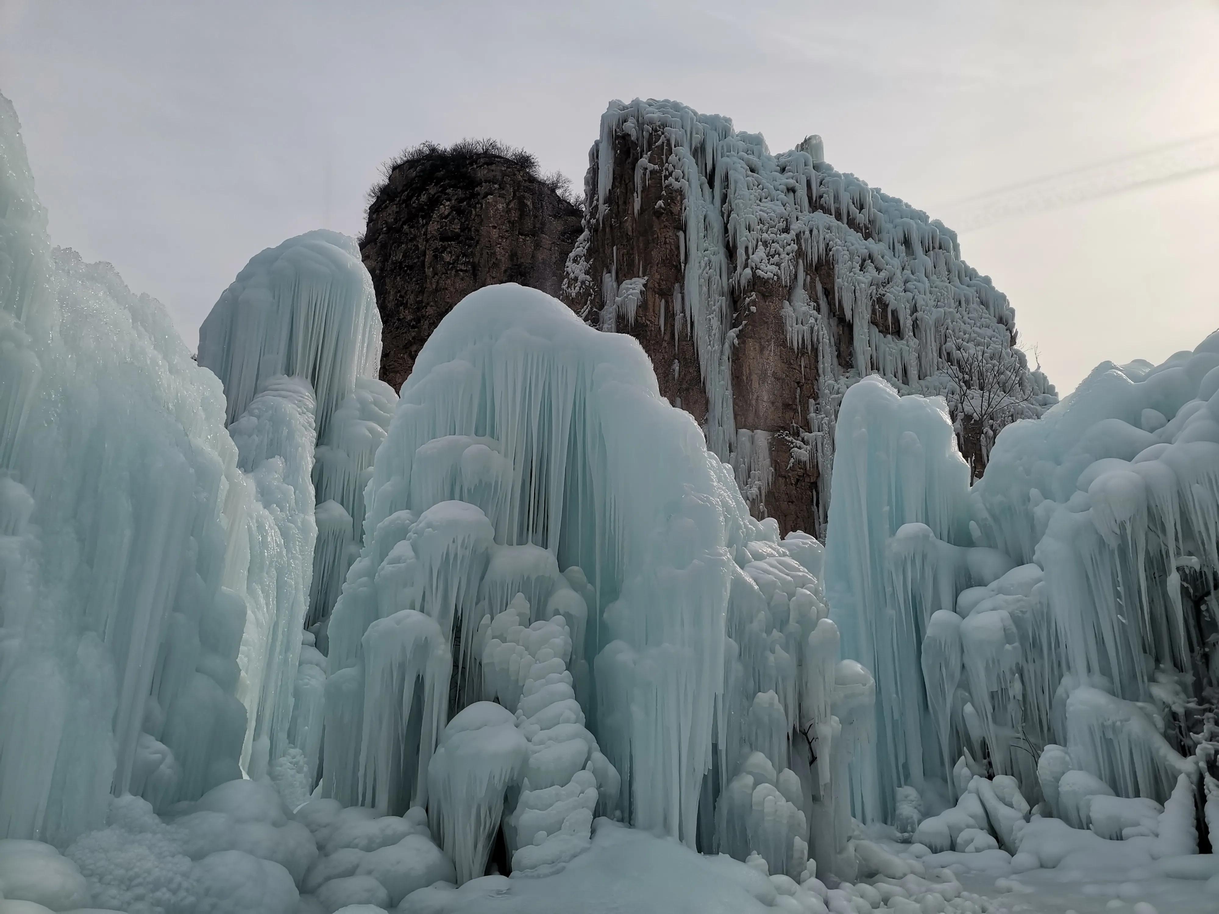 忽忽水冰瀑好玩吗,2017年1月赏冰瀑