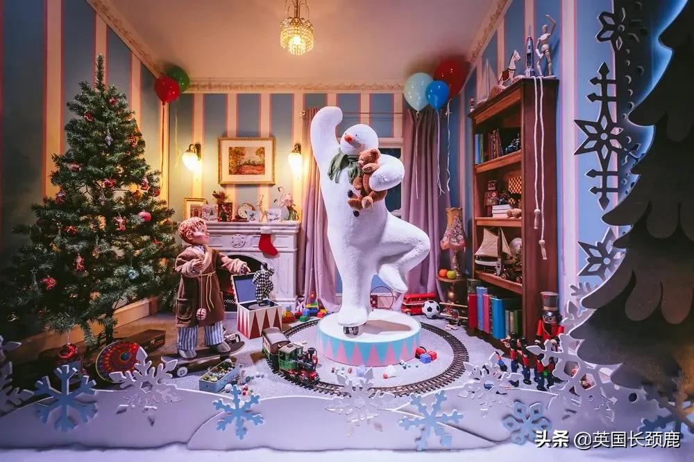 伦敦圣诞橱窗,2021年英国圣诞