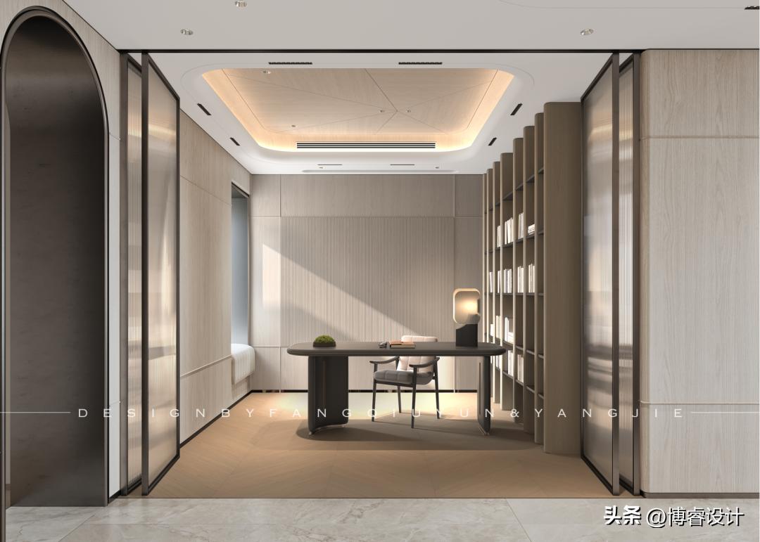 缪｜以“弧”为主，构建228㎡现代大平层