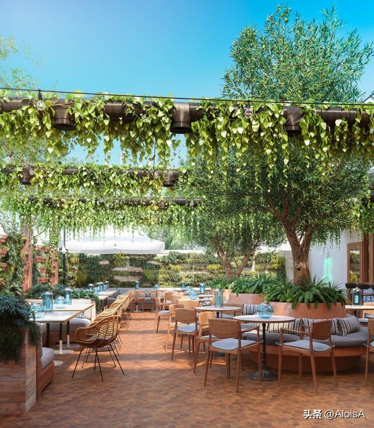 餐厅屋顶设计效果图大全,今天分享10款现代简约餐厅设计