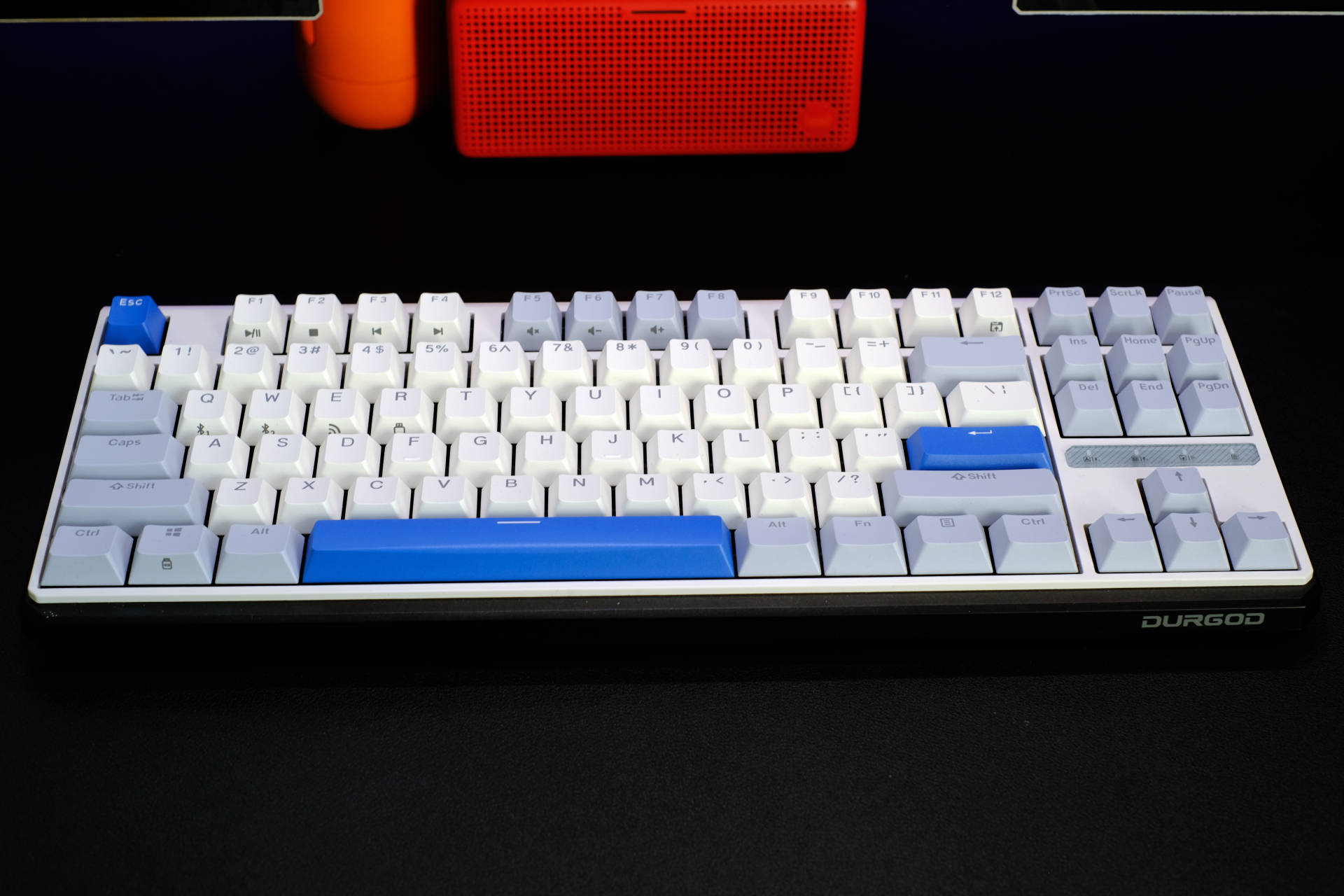 杜伽银轴红轴机械键盘测评,杜伽k620w机械键盘