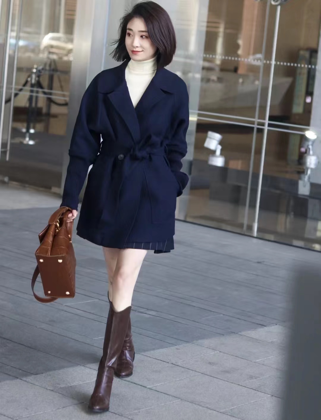 显瘦百搭又好看长筒宽靴,长筒高筒靴显瘦质感好显高