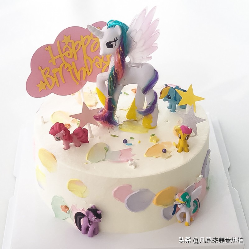 五十多元的六一儿童节蛋糕,六一儿童节快乐7字蛋糕