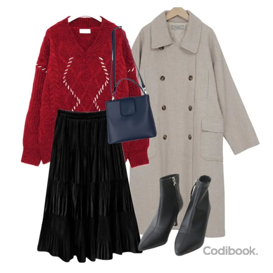 红色系穿搭过年成熟,红色系穿搭过年高级感