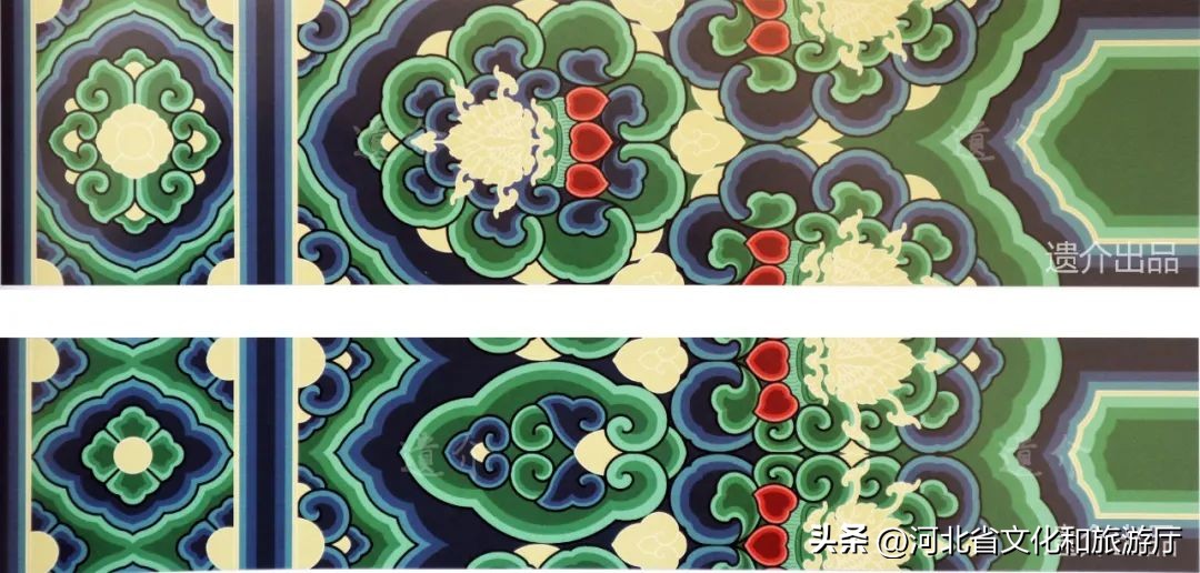 古建筑彩画设计效果图,古建筑彩画所用的颜料