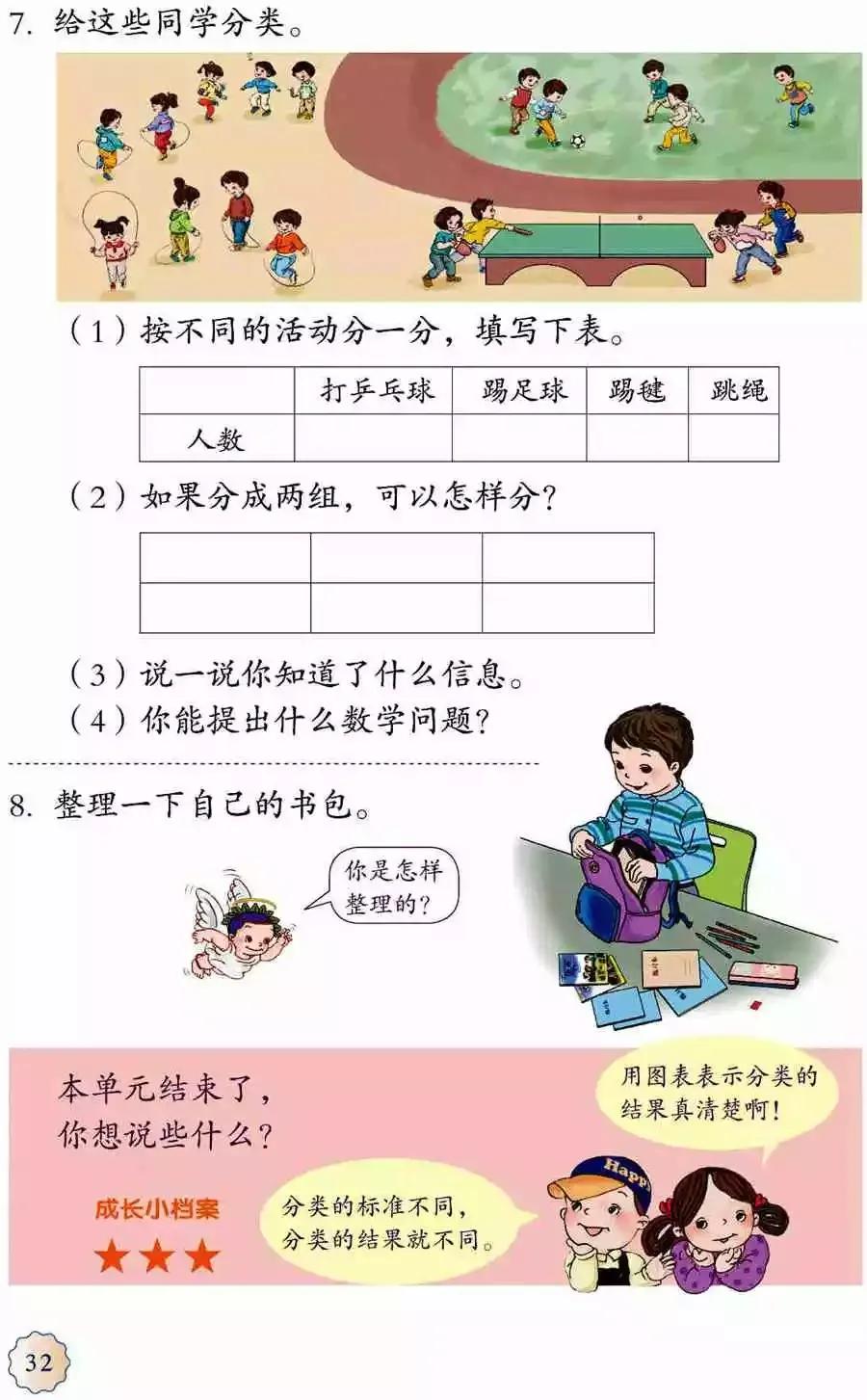 人教版小学数学(一年级下册)课本电子版寒假预习,快收藏