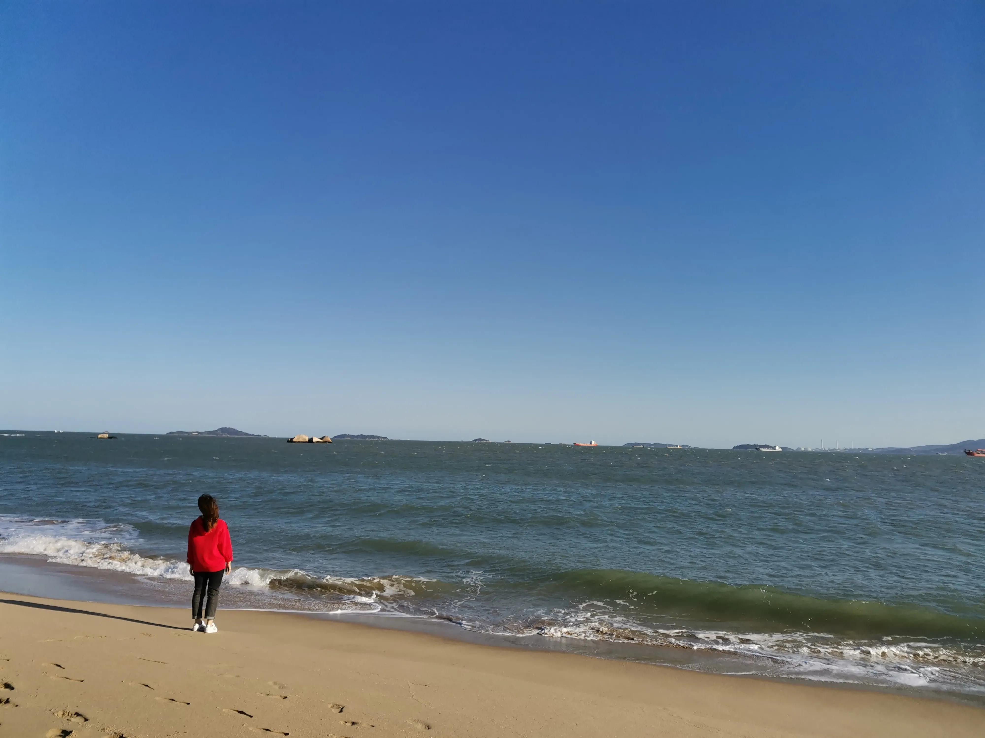 厦门的蓝天白云大海,厦门的海厦门的天空