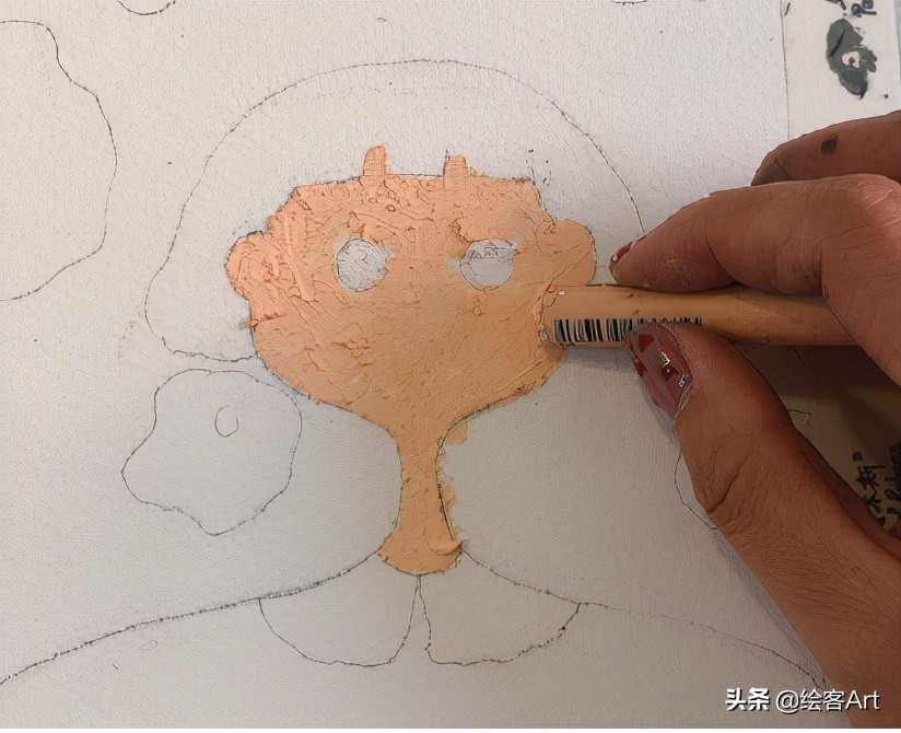 治愈了一切的不可爱图片,油画棒森系小清新插画