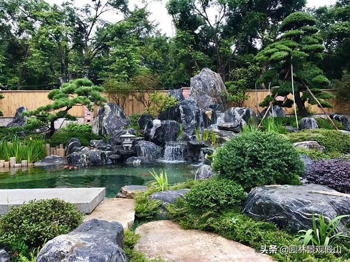 鱼池假山动手制作全过程,自己动手做室内假山鱼池