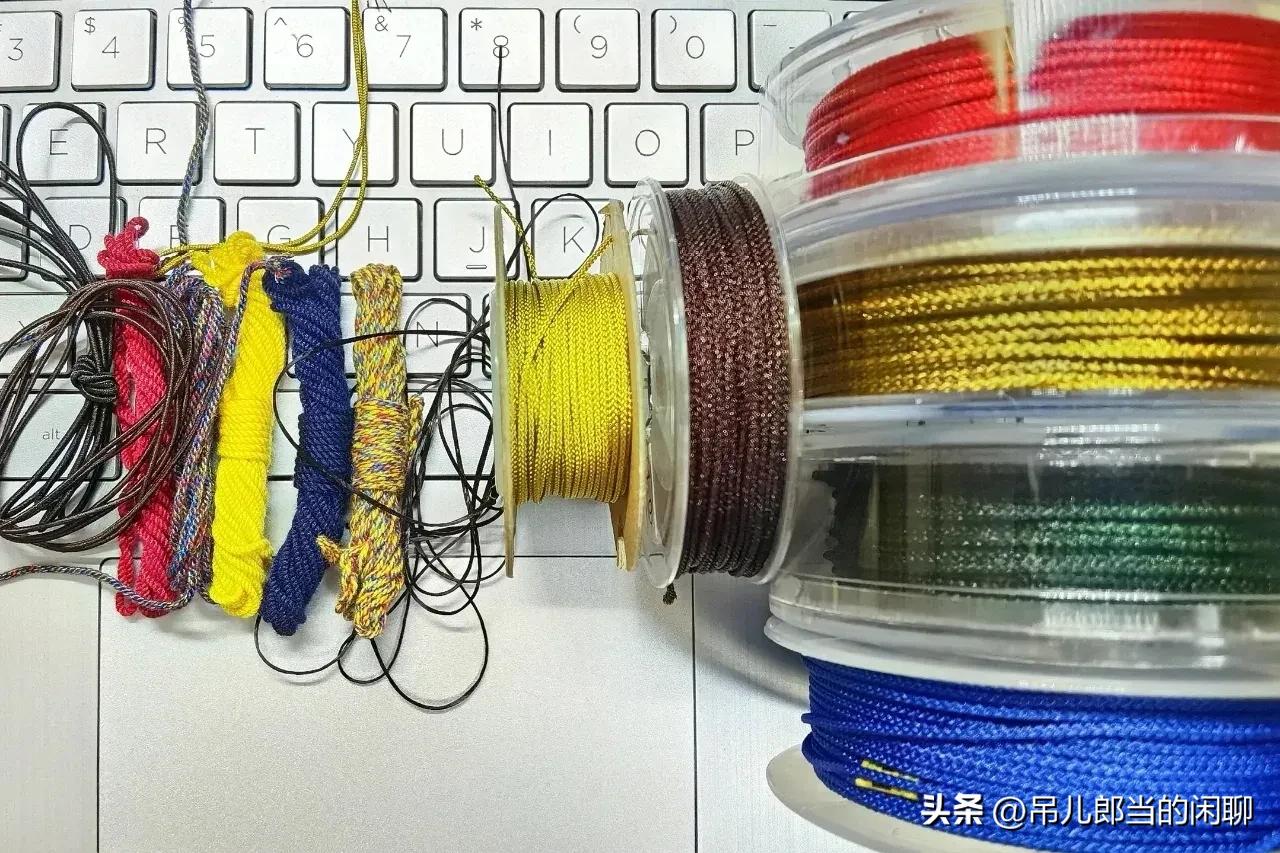 文玩手串绳子编法视频,108串文玩绳子用弹力绳还是素线