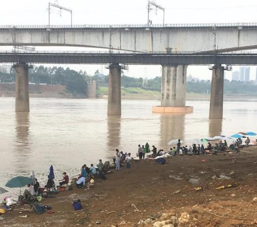 南宁邕江边现职业钓鱼人,一天卖鱼五六百,既能玩又能赚钱你羡慕么