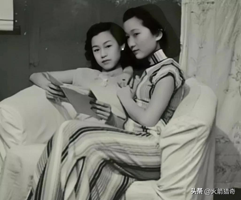 清末老照片晚清名伎貌美如花,老照片清末旗人贵妇貌美