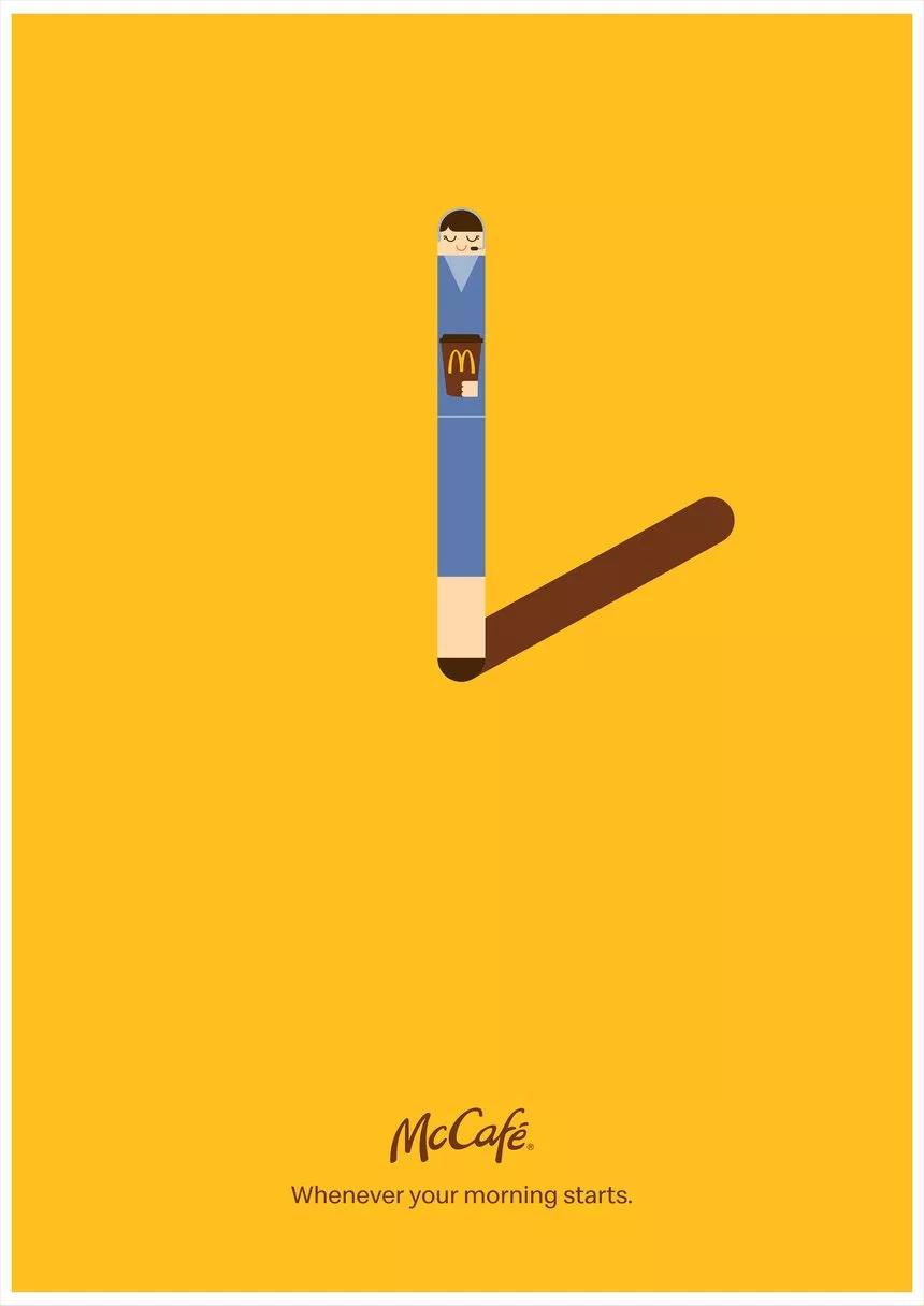 麦当劳新品汉堡海报,麦当劳最新夏日海报分析