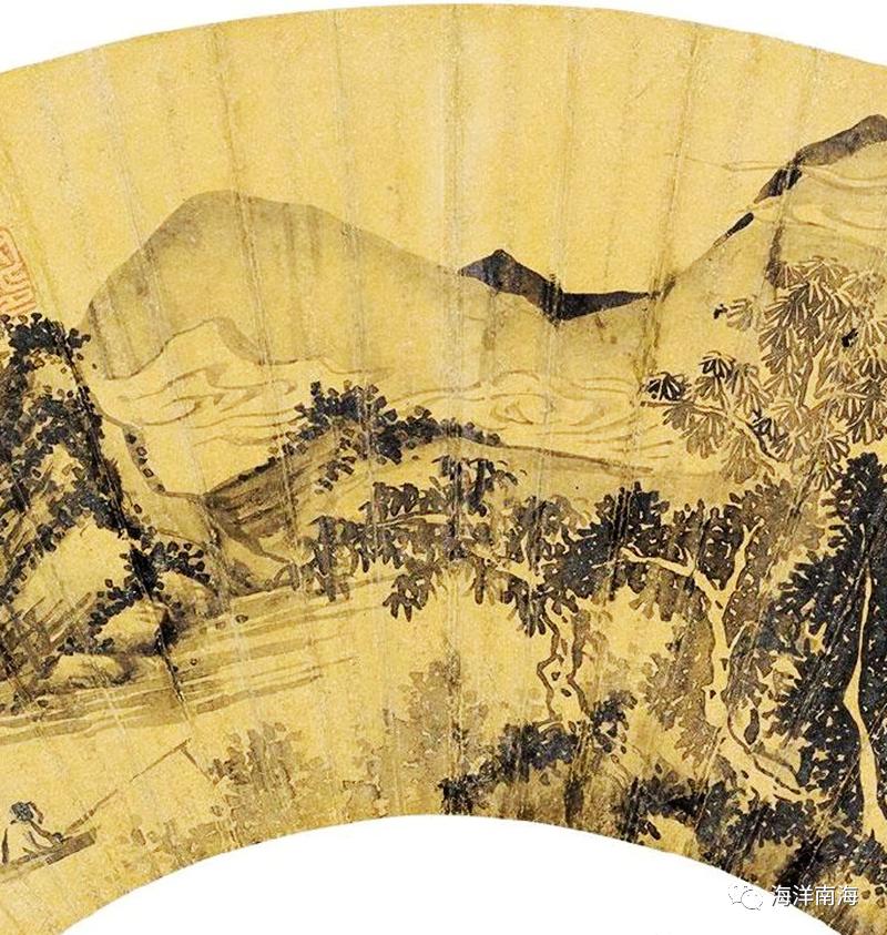 中国古代名画垂钓,古代名画垂钓