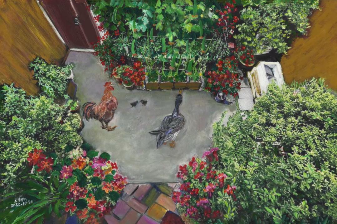 57岁北漂女工，在女厕3㎡管道间里画画：这里安放我的灵魂