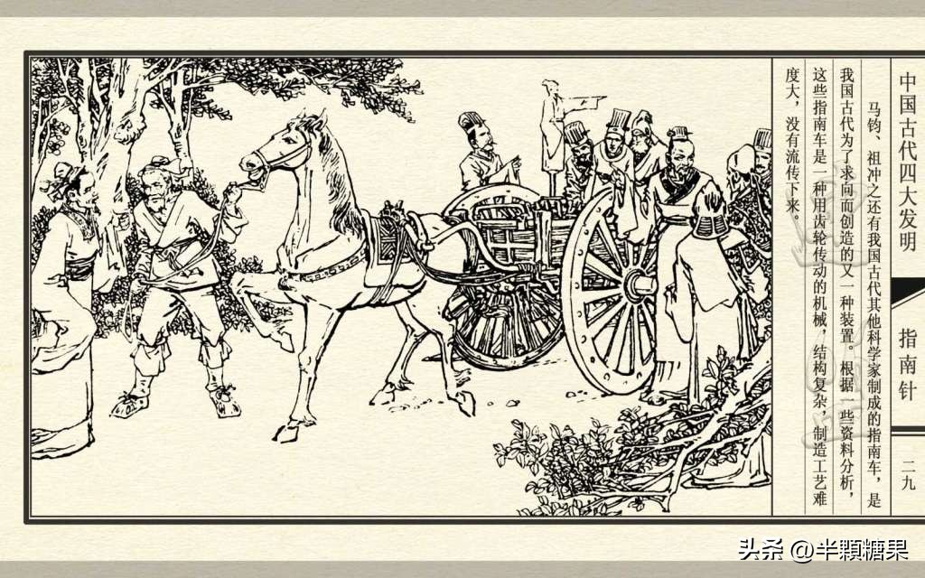 中国古代指南针简介,中国古代四大发明指南针选作