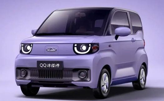 奇瑞qq冰淇淋170km冬季续航测评,奇瑞qq冰淇淋和五菱宏光mini大小
