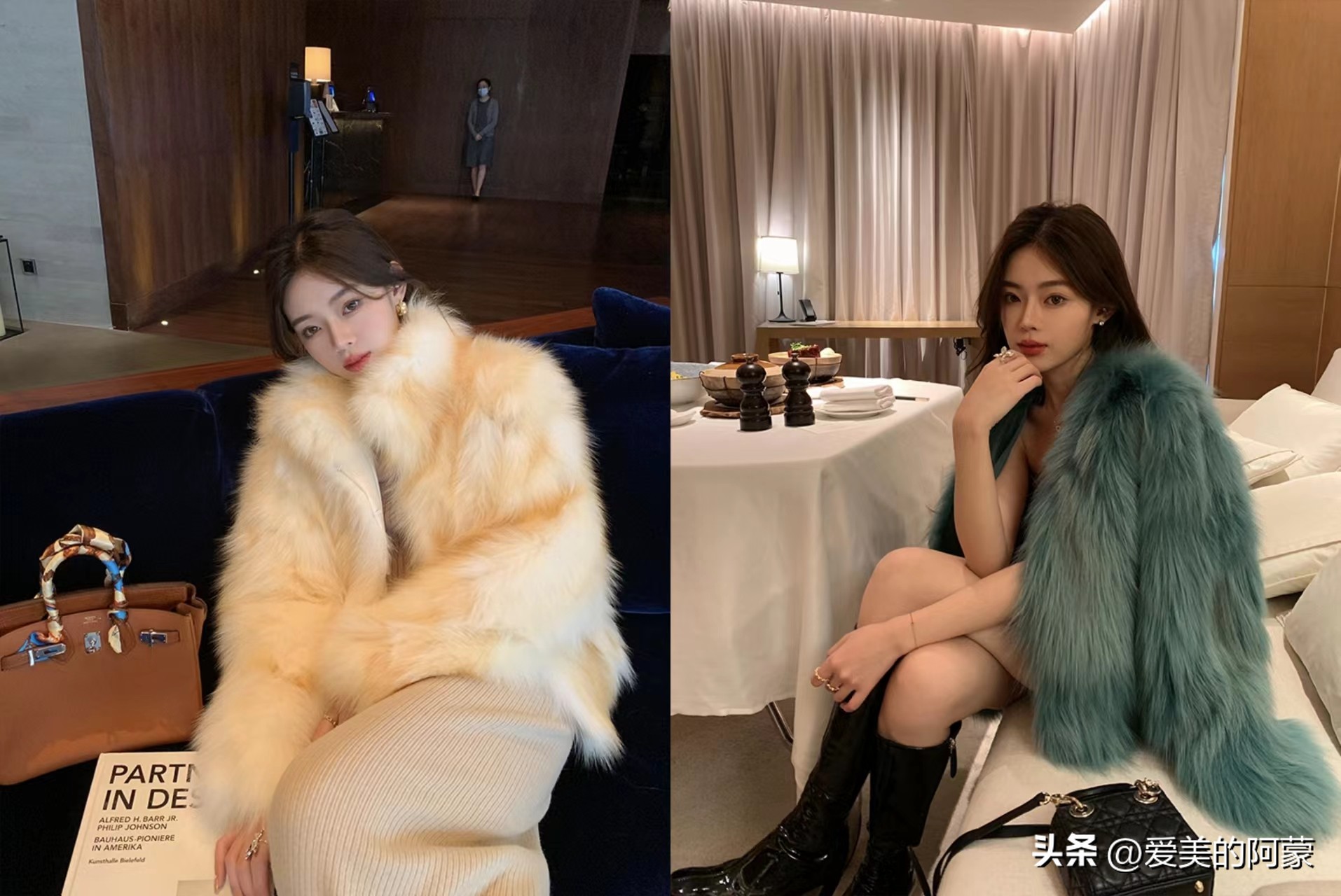 有皮有毛皮草的搭配与穿法,为什么你穿皮草不好看