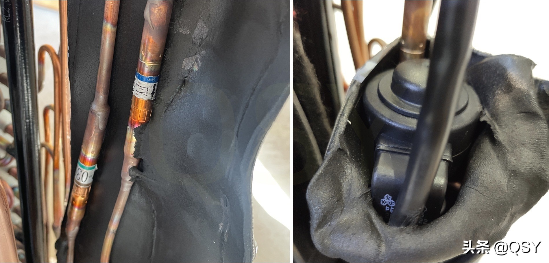 华凌空调新老3匹N8HB1对比拆机新N8HB1A制冷剂少了电子阀没了