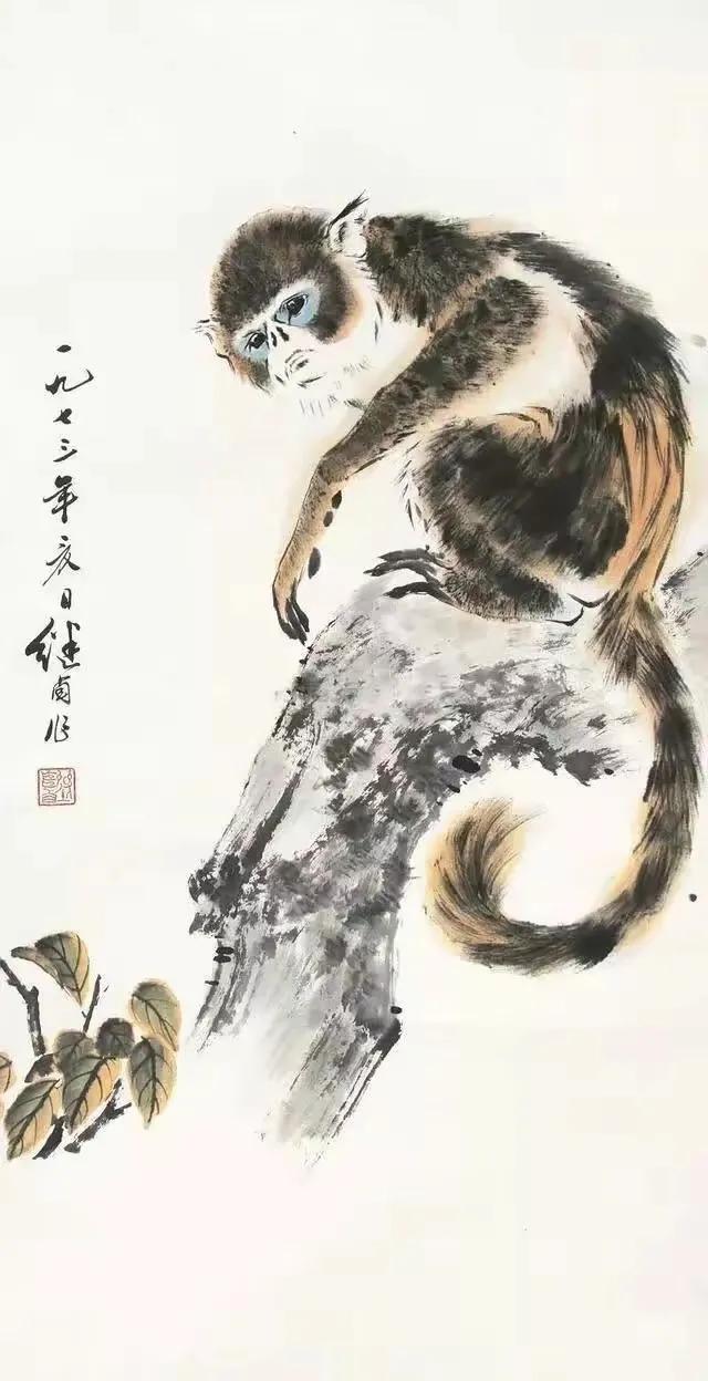 刘继卣猴,刘继卣画猴作品高清大图