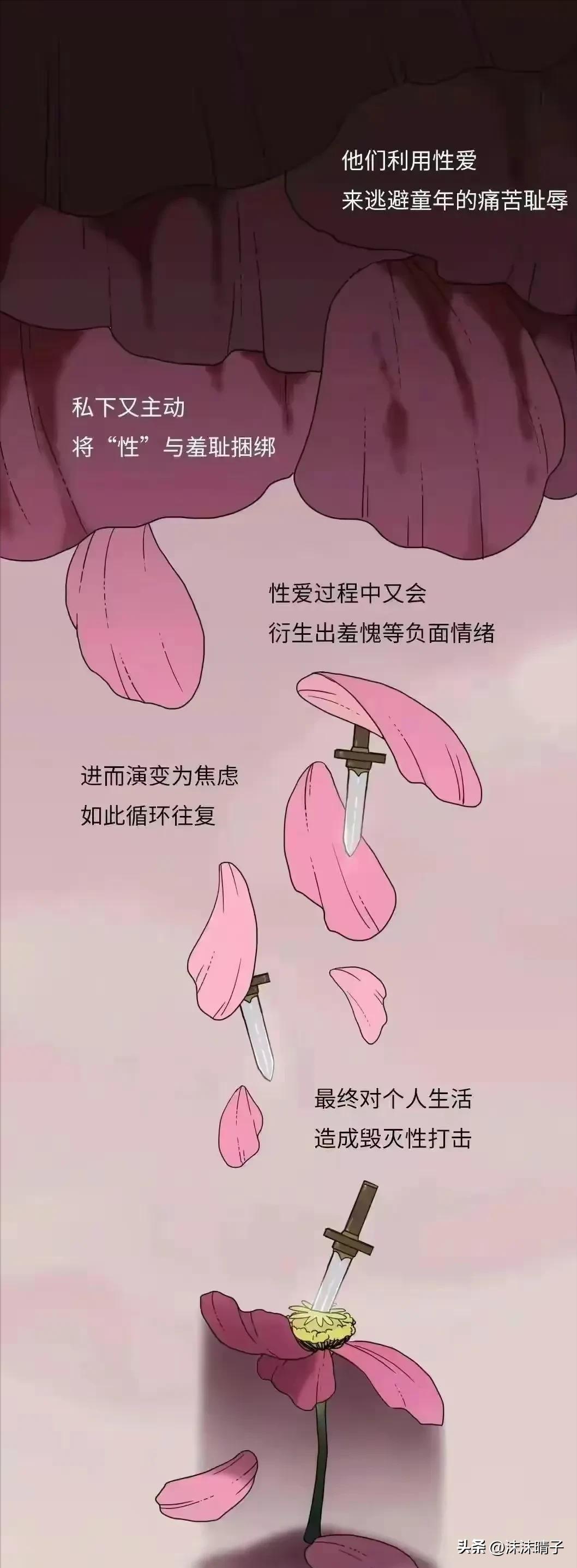 一位性瘾患者自述，她是如何慢慢步入深渊的？漫画
