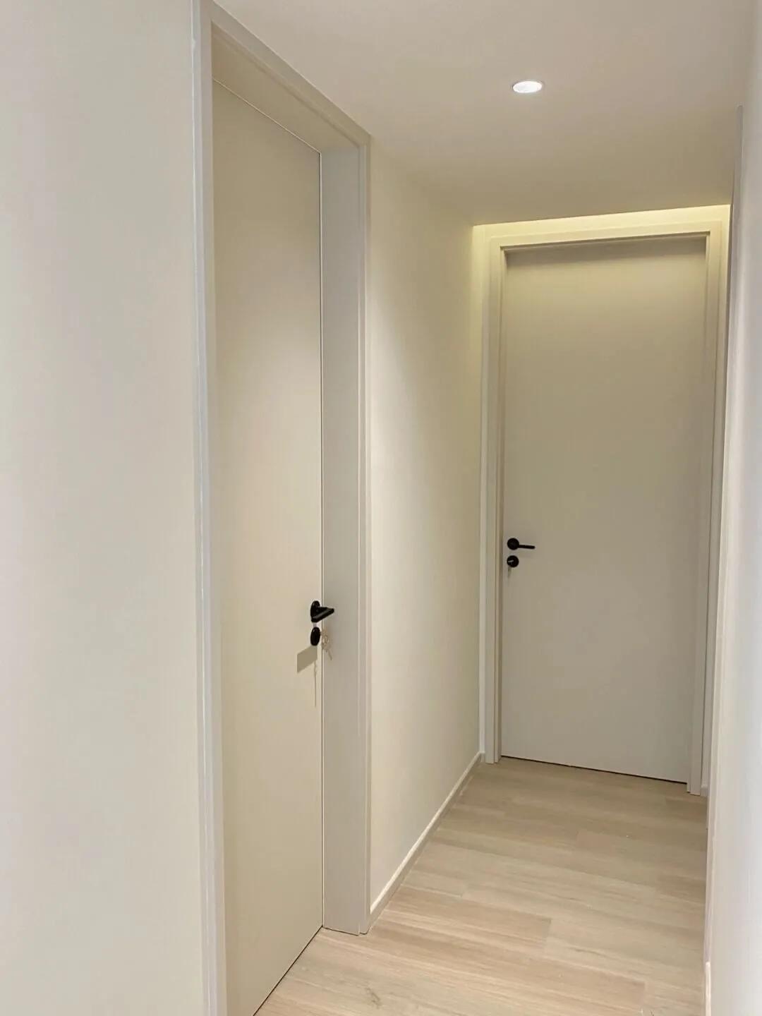 白墙搭配什么颜色木门,房间木门颜色搭配效果图