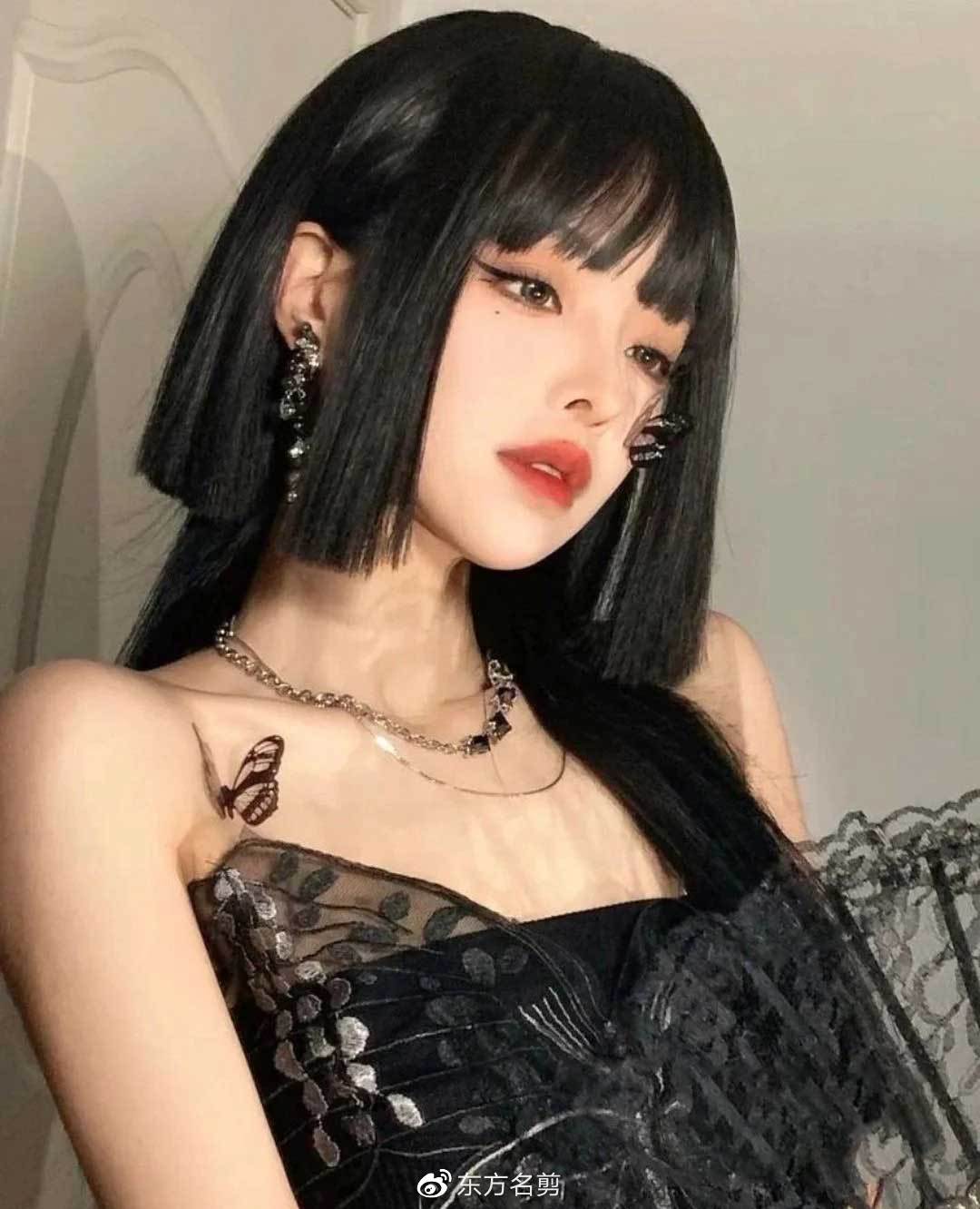 水母头发型设计与脸型搭配,水母头适合什么样脸型的人