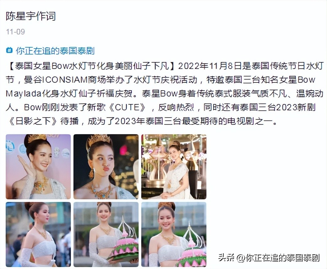 泰国人评论陈星宇,泰国评论陈星宇