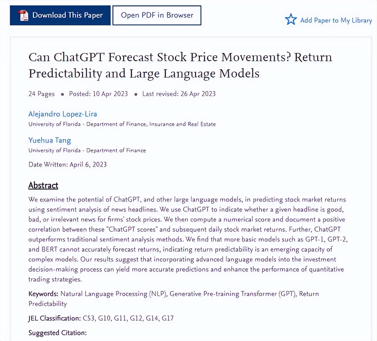 chatgpt能帮人炒股吗,ChatGPT可以帮助股民炒股吗