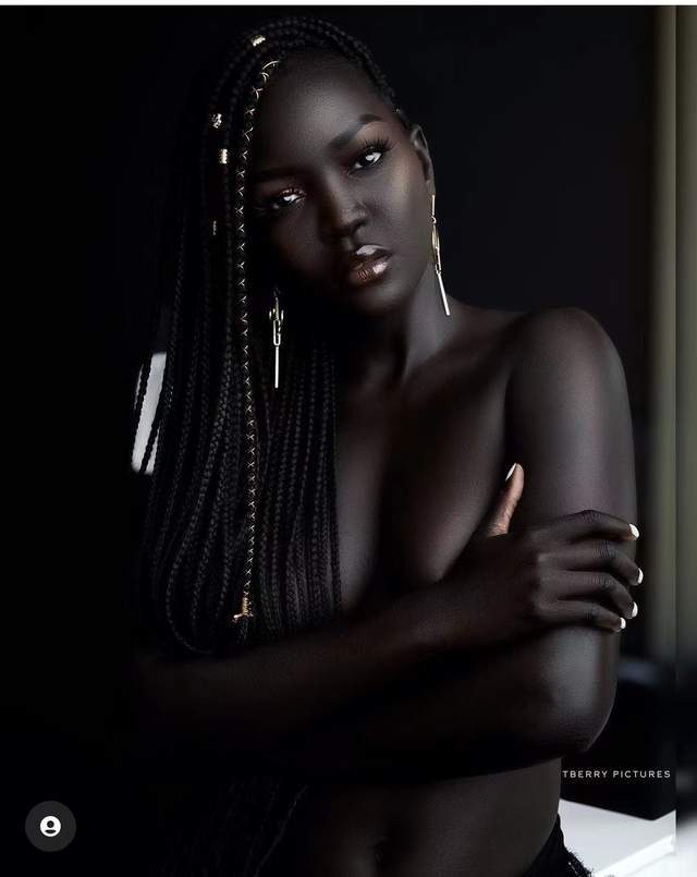 世界上最黑的最美女模特,全球最黑女性模特