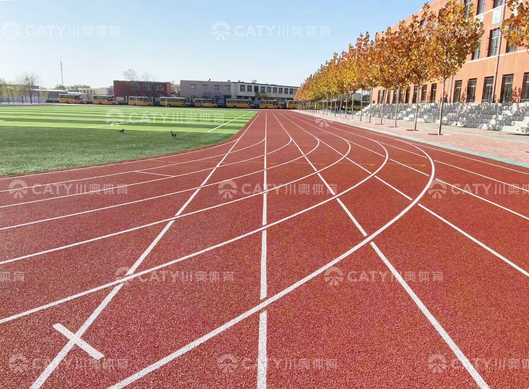 半预制型跑道施工,半预制塑胶跑道