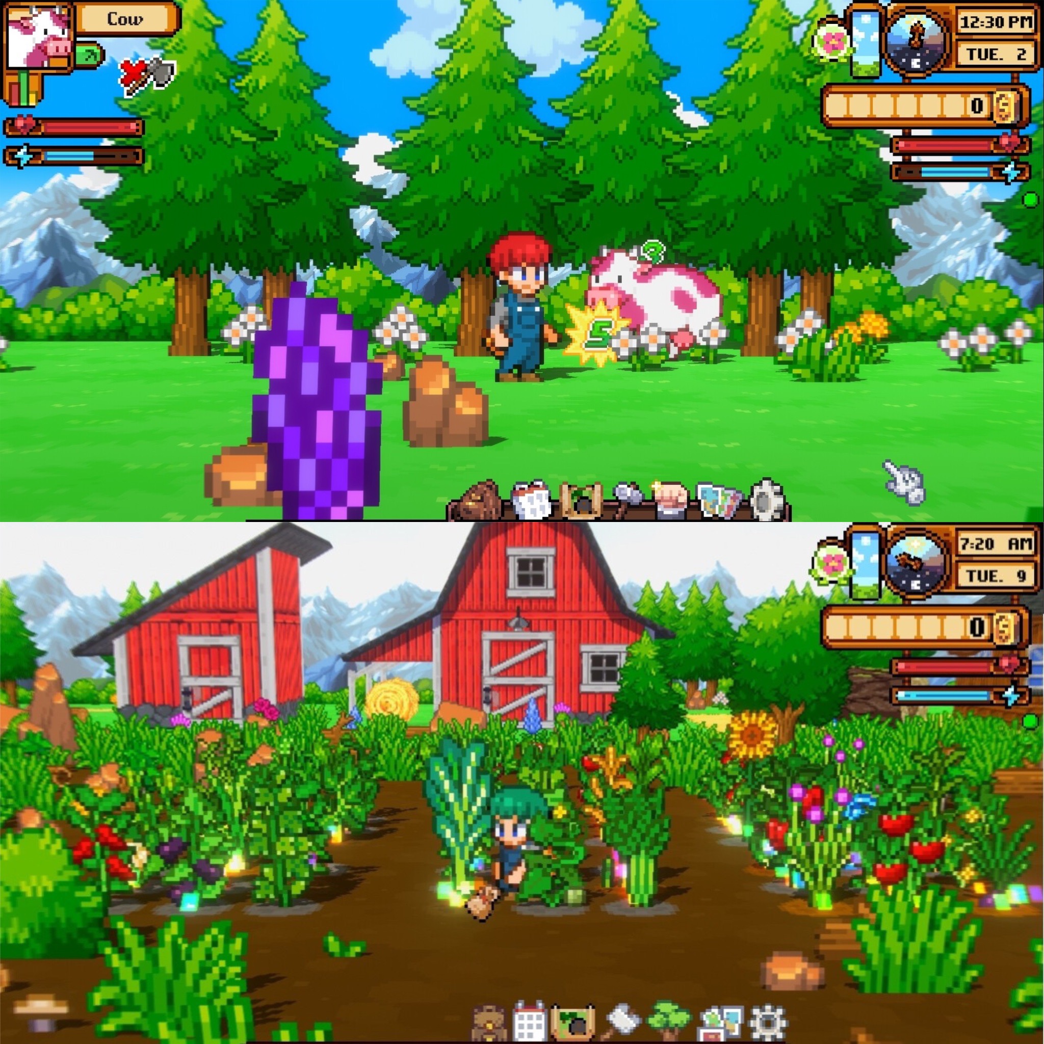 又是星露谷同款？像素风种田挖矿宠物战斗拍卖