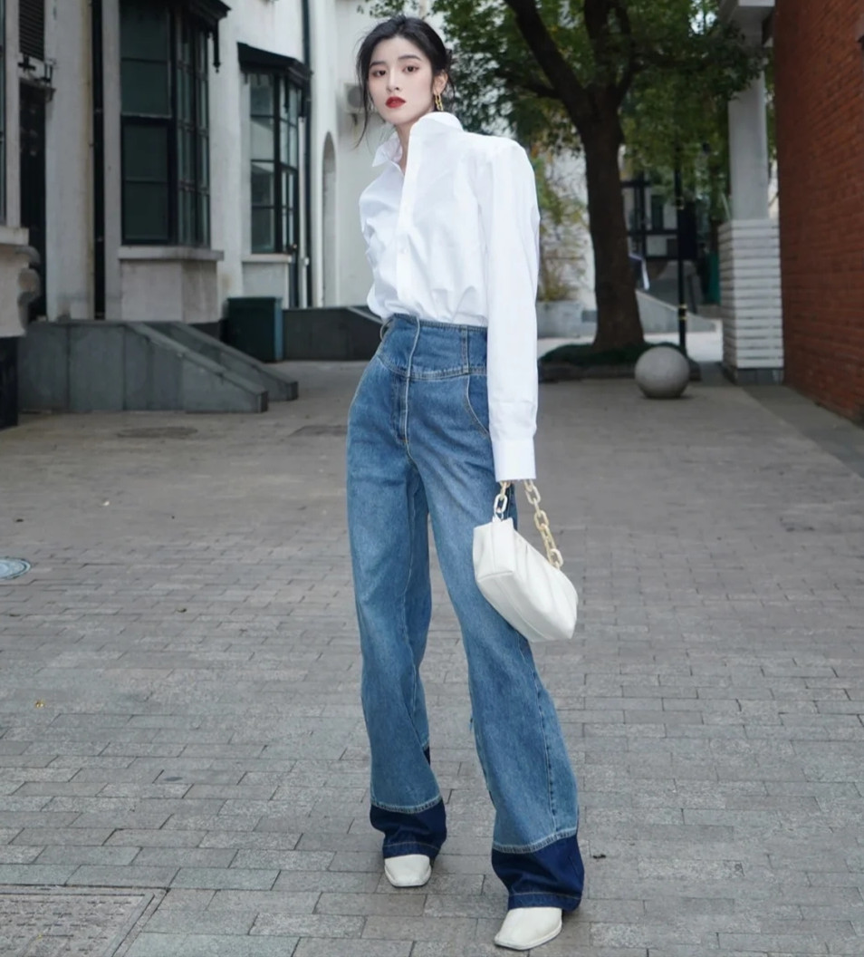 白t恤搭配什么衬衫比较好看,白t恤外面搭配什么样的衬衫