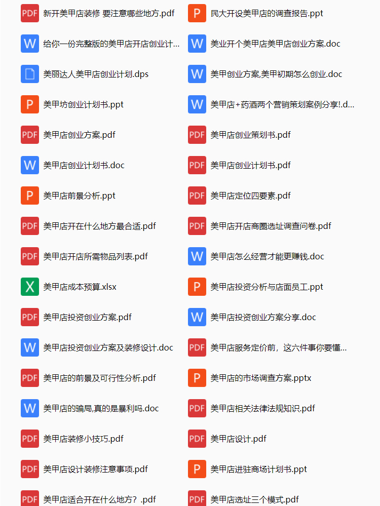 美甲店运营与管理课程,美甲店经营100个技巧