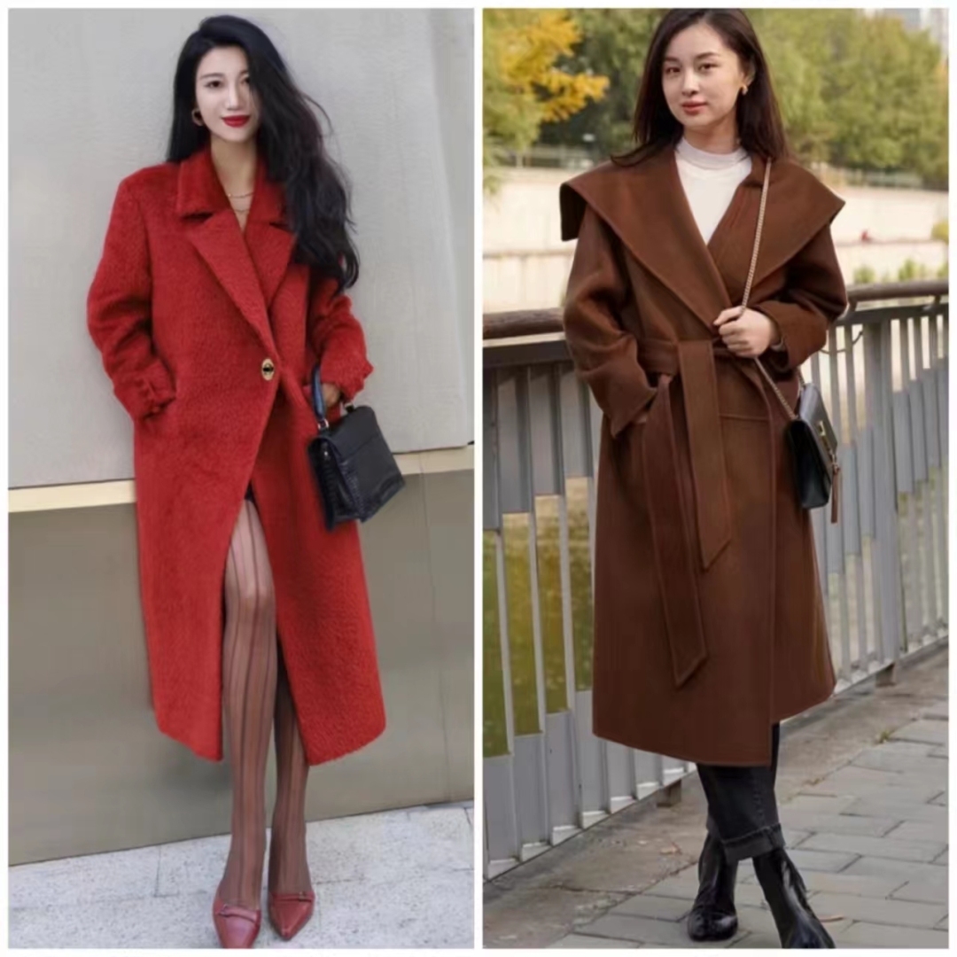 棕色的鞋子棕色大衣怎么搭配衣服,棕色大衣的穿搭技巧