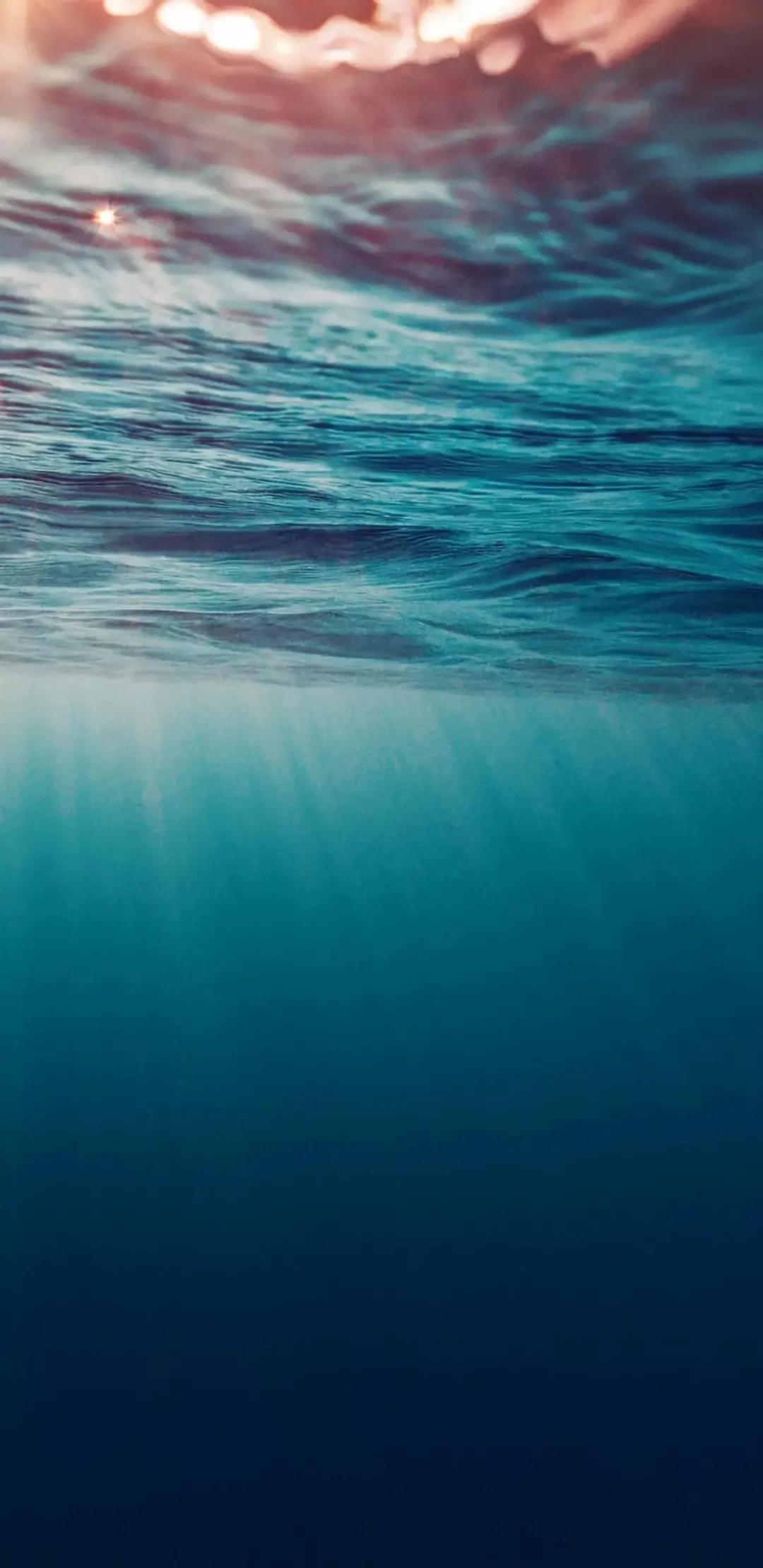 大海壁纸｜大海边，守候朝霞，聆听海浪的乐章