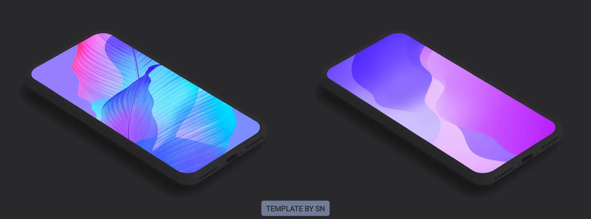 治愈系壁纸淡色系,一组渐变色壁纸