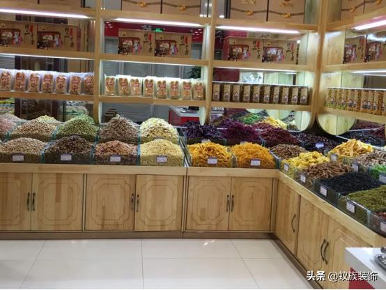 干果炒货店装修风格,炒货店新手装修