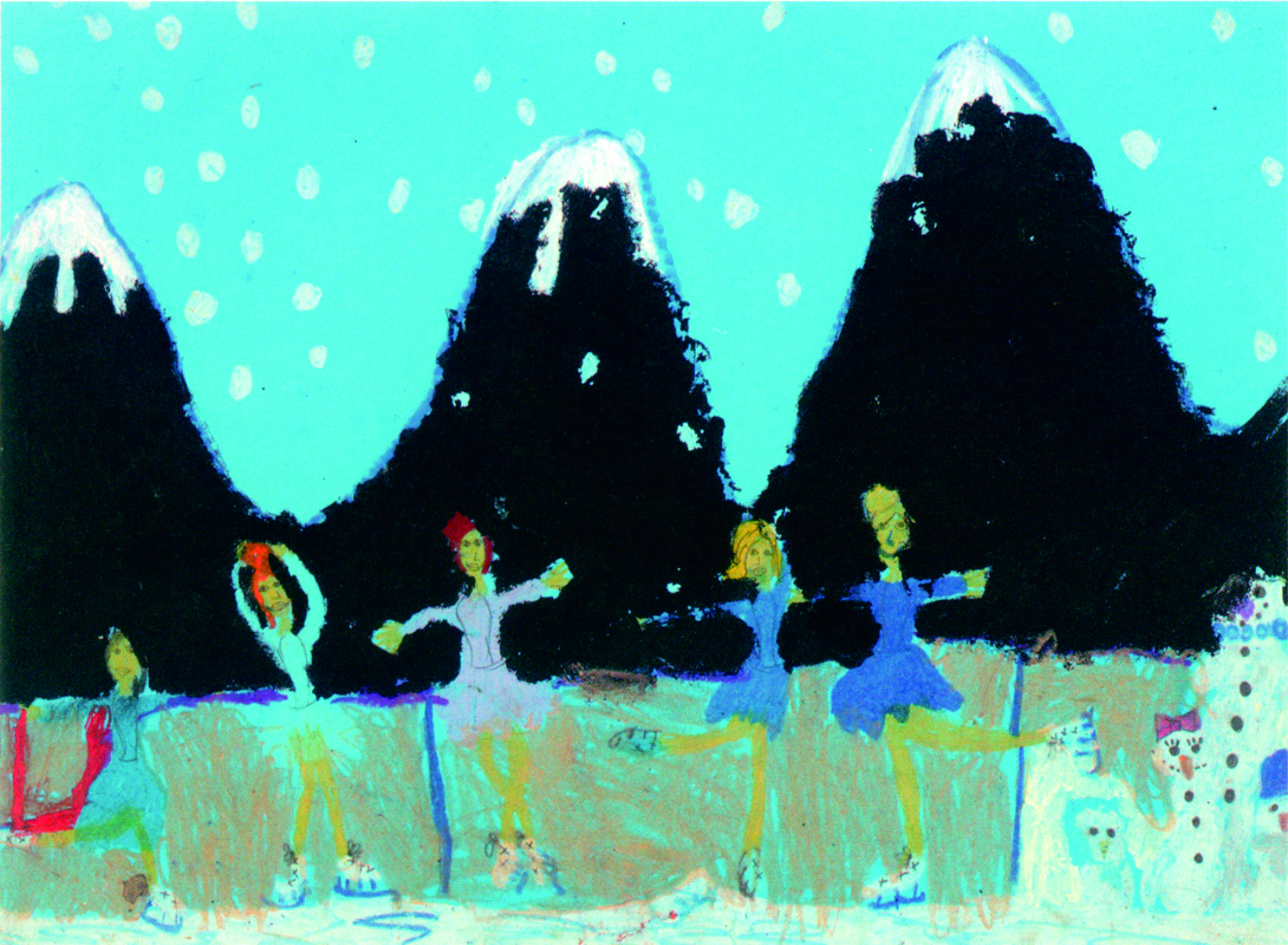 简单漂亮的儿童画作品欣赏,童心世界主题绘画作品